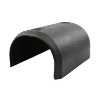 Gunwale Nylon Plastic End Cap fits 30mm Black