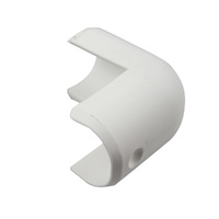 Gunwale Nylon Plastic Corner Cap fits 30mm White