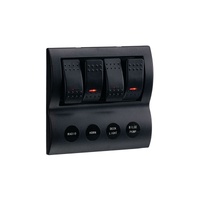 LED 4-Way Switch Panel with Fuse Protection
