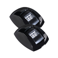 Narva LED Port & Starboard Light Black Housing Clear Lens