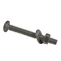 Pan Head Bolt Nut & Washer Set 304-Grade Stainless Steel Packs