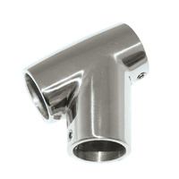 Rail Fitting Tee 316 Grade S/S 60deg