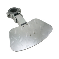 Pedestal Footrest with Checker Plate