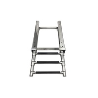 Ladder Under Platform Stainless Steel Telescopic