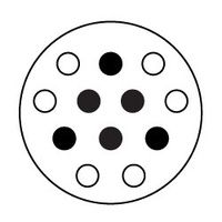 Electrical Connector 7106 - 6 Pole