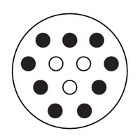 Electrical Connector 7109 - 9 Pole