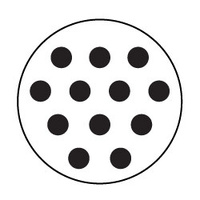 Electrical Connector 7112 - 12 Pole