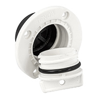 Self Bailer Bung Internal Mount White