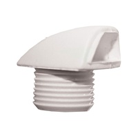Short Vent Anchor Well Drain White