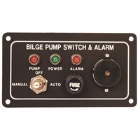 Bilge Alarm & Pump Control Switch Panel 12v