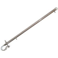Rail Mount Flag Pole Stainless Steel