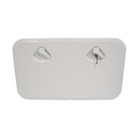 Nuova Rade Deluxe Access Hatch with Key Lock 606x353mm White