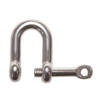 Captive Pin D Shackle Stainless Steel 8mm