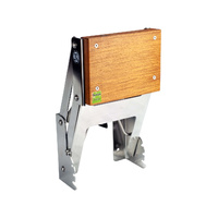 Outboard Motor Bracket S/S -Vertical Mount Adjust.