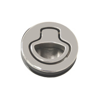 Flush Latch 50mm No-Lock Stainless Steel