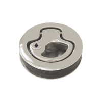 Flush Latch 50mm with Key Lock Stainless Steel