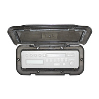 Watertight CD/Radio Box - Smoked Black Lid