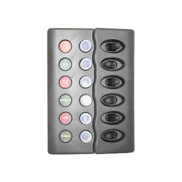 Switch Panel Waterproof Circuit Breakers 6 Gang