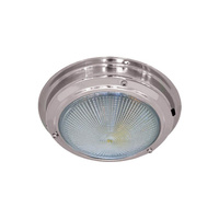 LED Dome Light Stainless Steel Medium 12v
