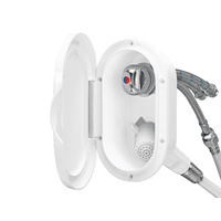 Premium Shower & Mixer Tap Combined Set White