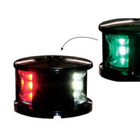 LED Port Starboard and Stern Light Black Housing - FOS 12 Series