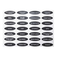 Spare Label Set suits Deluxe Switch Panels