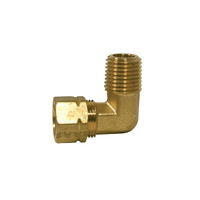 EF38 - Brass 3/8'' Elbow Helm and Tube Fitting