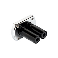 Bulkhead R8CH Thru Hull Kit - Chrome Flange