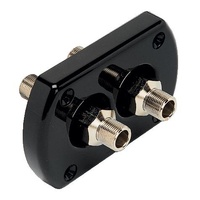 R9B Bulkhead Hose Connection Kit Black