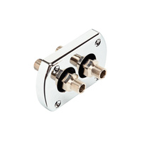 R9CH Bulkhead Hose Connection Kit Chrome