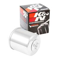 K&N Oil Filter - Chrome (HF138)