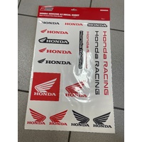 Honda Genuine A3 Decal Sheet
