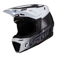 Leatt Helmet Kit Moto 8.5 V24 - Black / White (2XL)