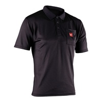 Leatt Team Polo Shirt (Short) - Black (L/US42/EU52)