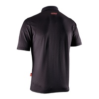 Leatt Team Polo Shirt (Short) - Black (3XL/US48/EU58)