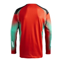 Leatt 4.5 Junior Jersey - Hatched Red (L/140-150cm)