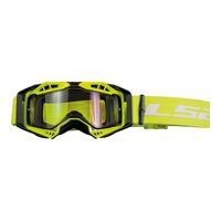 LS2 AURA GOGGLE YELLOW WITH CLEAR LENS #LS260001010005
