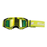 LS2 AURA PRO GOGGLE YELLOW WITH IRIDIUM LENS #LS260001010011