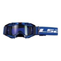 LS2 Aura Google - Blue with Clear Lens
