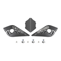 MX701 Carbon Cover Side Screw Peak Matt Black