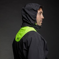 LS2 X-Rain Jacket - Black / Hi-Vis Yellow (XSS)