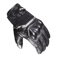 LS2 Octane Men's Waterproof Leather Gloves - Black (2XL)