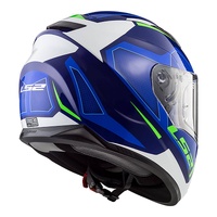 LS2 FF320 Stream Evo Axis Helmet - White / Blue (XL)