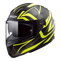 LS2 FF320 Stream Evo Jink Helmet - Matte Black / Hi-Vis Yell