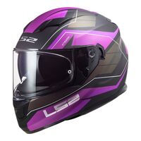 LS2 FF320 Stream Evo Mercury Helmet - Matte Purple / Titaniu