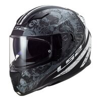 LS2 FF320 Stream Evo Throne Helmet - Matte Black / Titanium