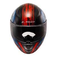 LS2 FF353 Rapid II (L) Zombie - Gloss Black / Red / White 06