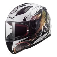 LS2 FF353 Rapid Boho Helmet - White / Black / Purple