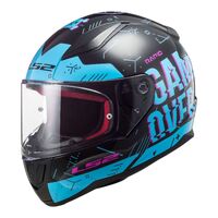 LS2 FF353 Rapid Player Helmet - Black / Blue