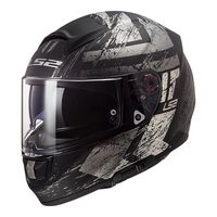 LS2 FF397 Vector Evo Hunter Helmet - Matte Black / Titanium